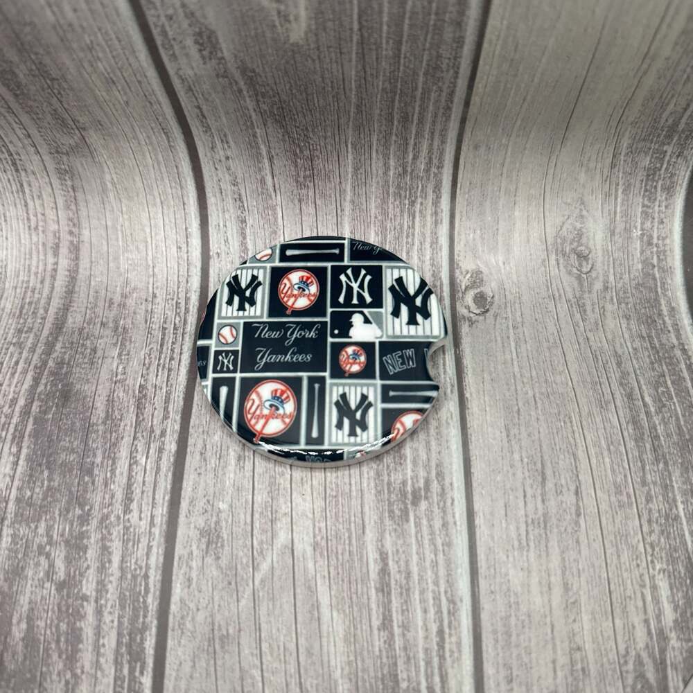 New York Yankees Ceramic Car Coasters